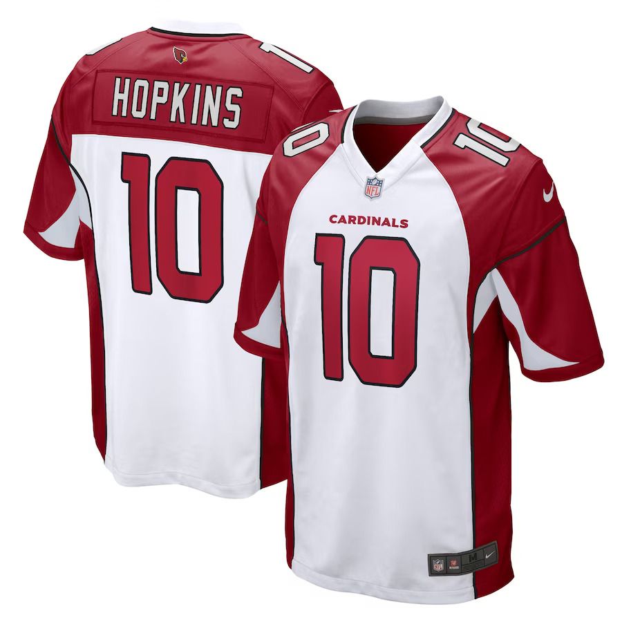 Men Arizona Cardinals 10 DeAndre Hopkins Nike White Game NFL Jersey